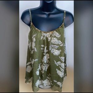 Green Summer Tank Top.